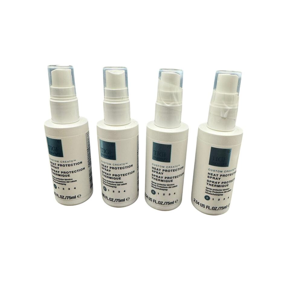TIGI Copyright Custom Create Heat Protection Spray 2.54 FL Oz / 75mL Lot of 4